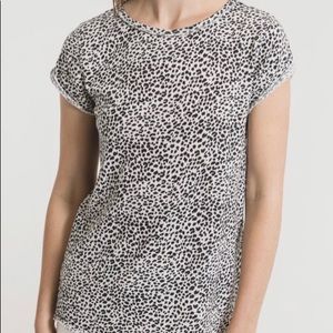 Z supply mini leopard t shirt